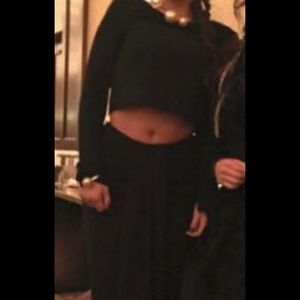 2 piece black evening wear Elisabetta Franchi